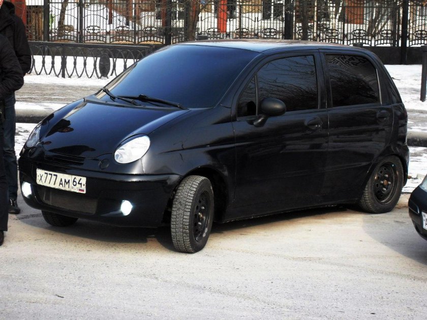Daewoo Matiz черный тонированный