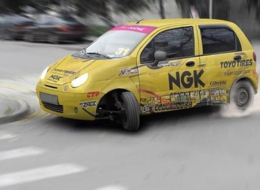 Daewoo Matiz дрифт