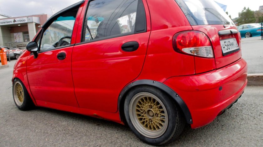 Daewoo Matiz stance