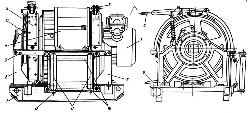 Лебедка ЛВД-24