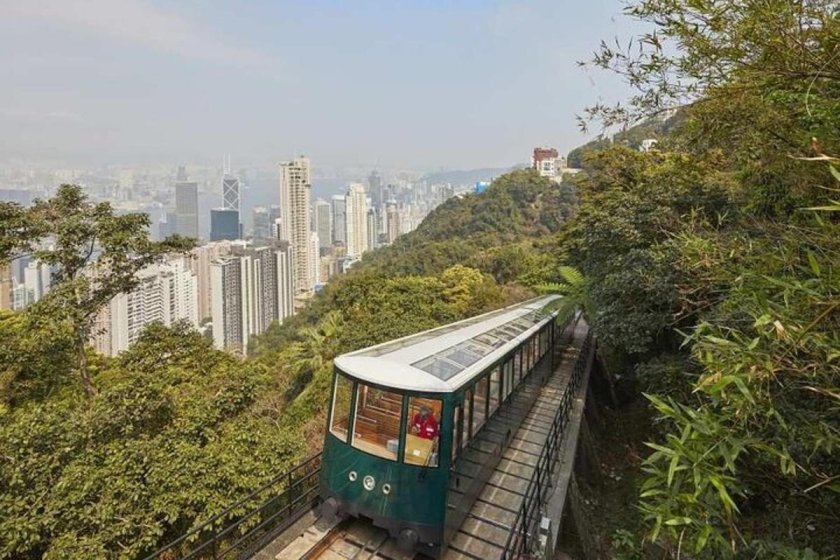 Hong kong peak tram
