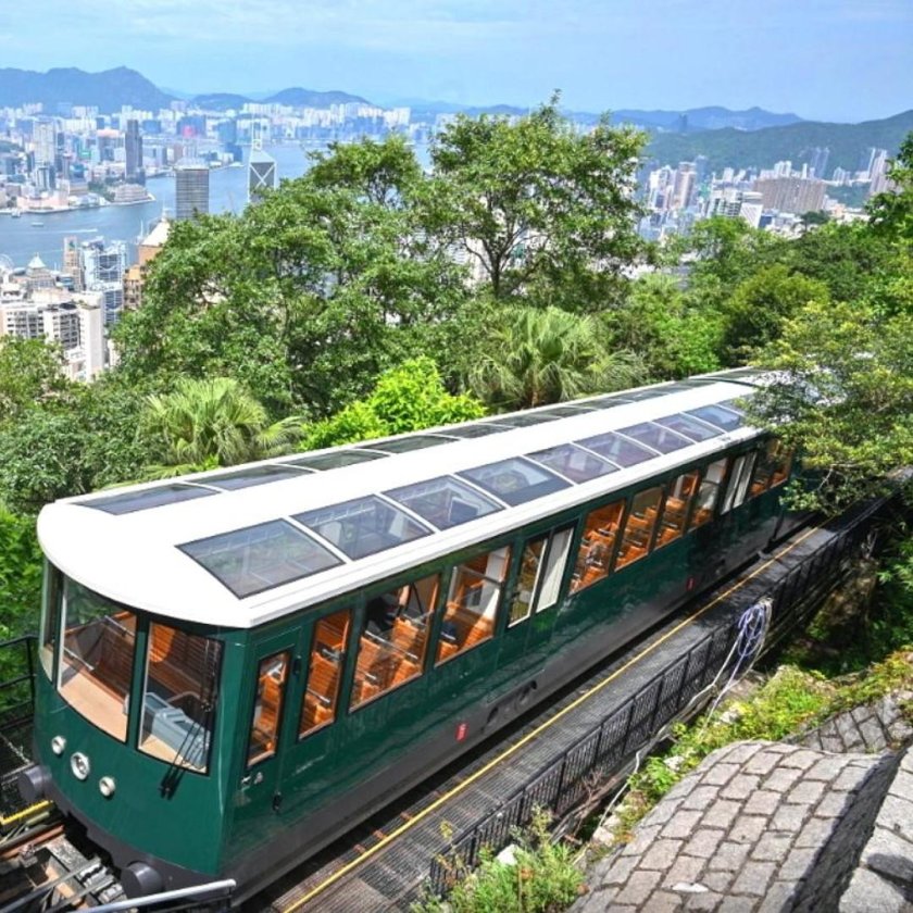 Hong kong peak tram