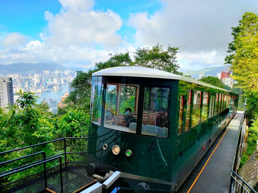 Горный трамвай Гонконг