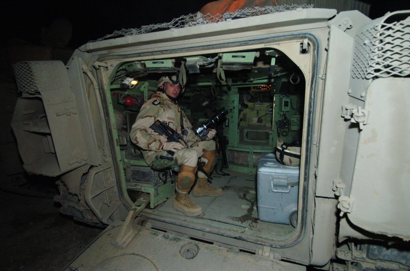 БМП Брэдли внутри