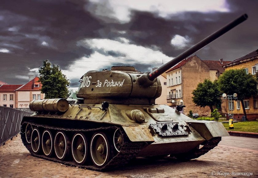 Легендарный танк т-34