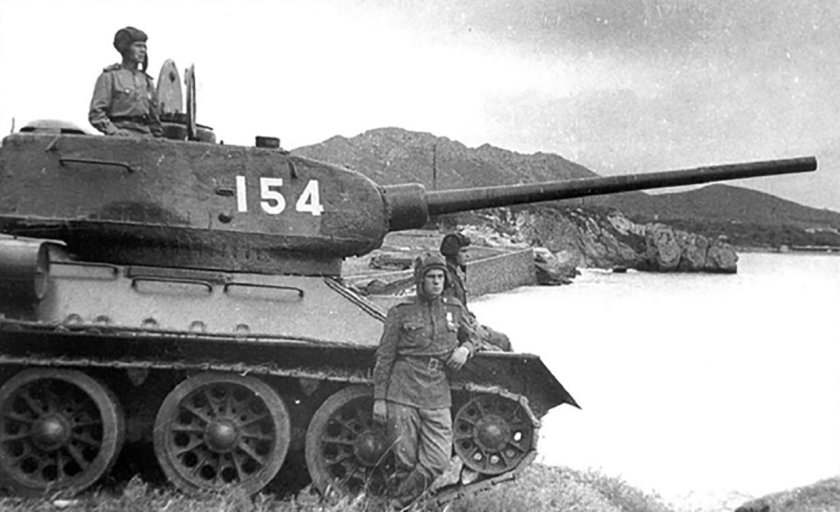 Танк т34 1945
