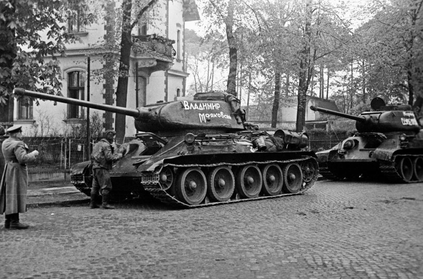 Т 34 85 В Берлине