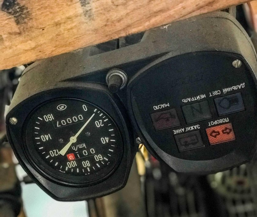 Приборная панель на мотоцикл