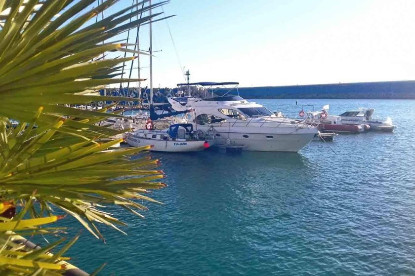 Яхты в порту Сочи