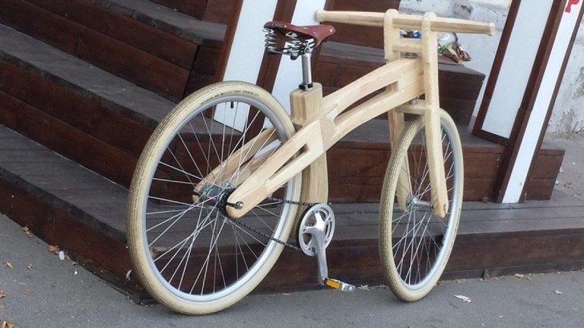 Велосипед из фанеры