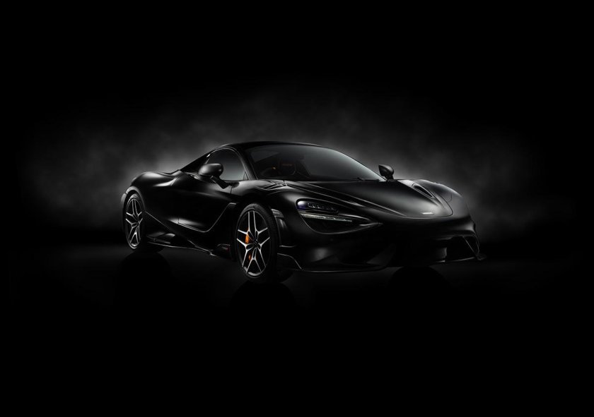 Макларен черный матовый