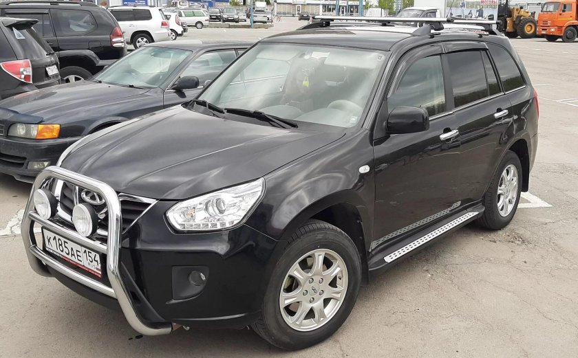 Кенгурятник на чери Тигго т11