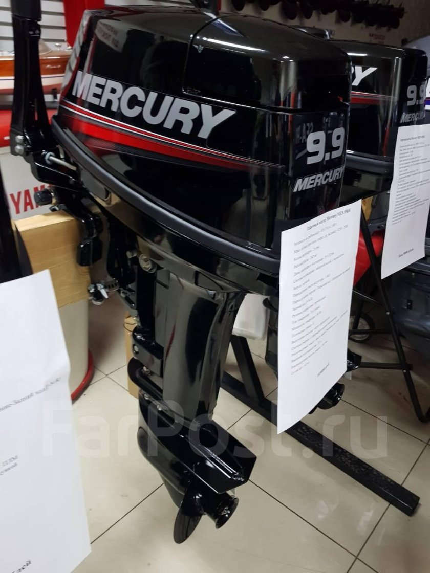 Мотор Mercury 9.9 шильд