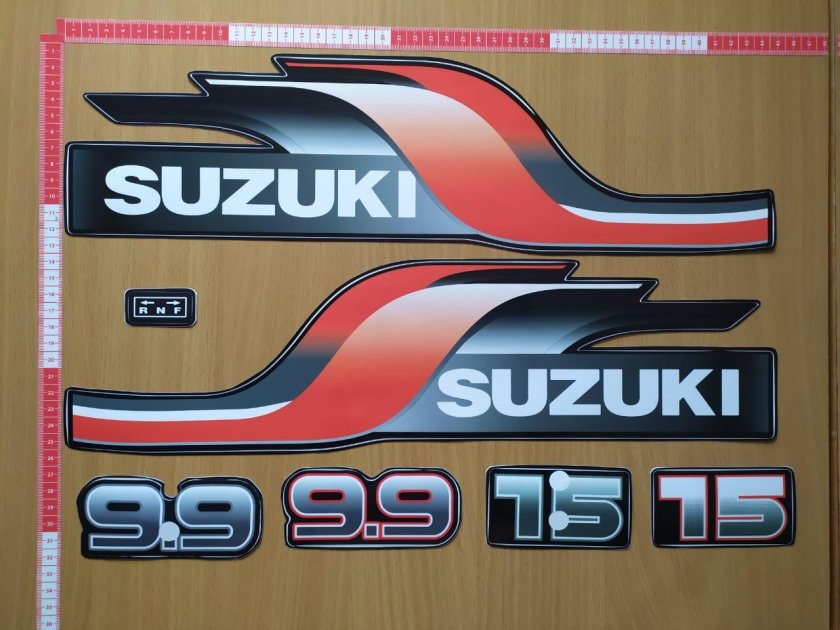 Наклейка на Лодочный мотор 9.9 Suzuki