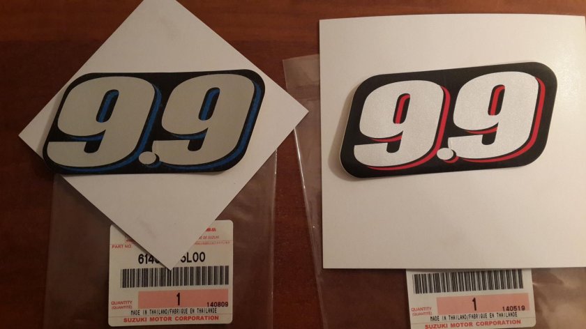 Шильдик Suzuki 9.9