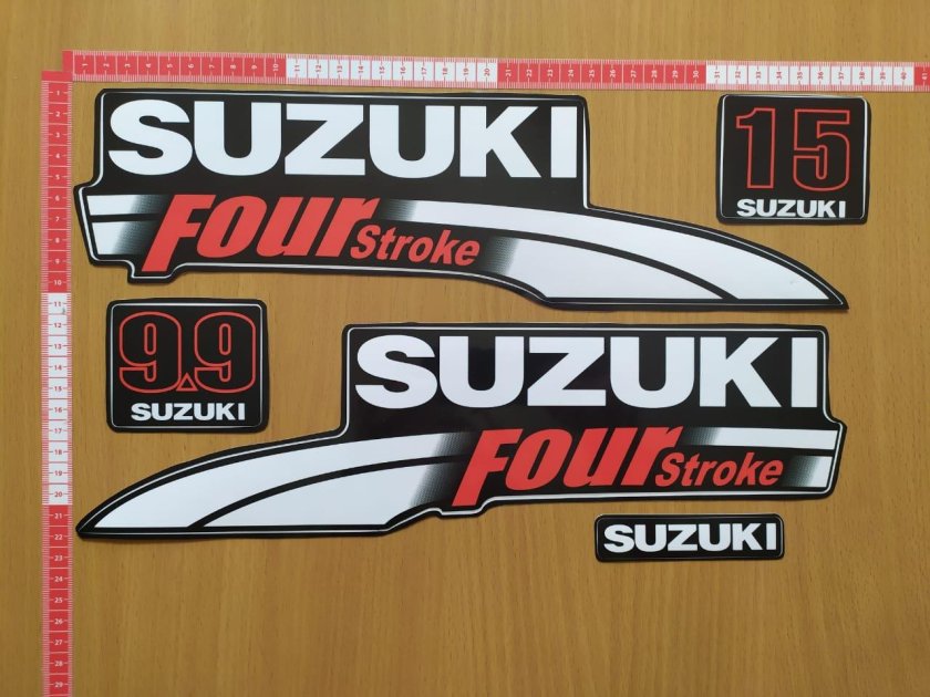 Suzuki four stroke наклейки