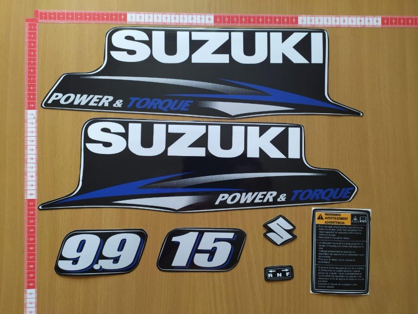 Наклейка 9.9 на Лодочный мотор Сузуки