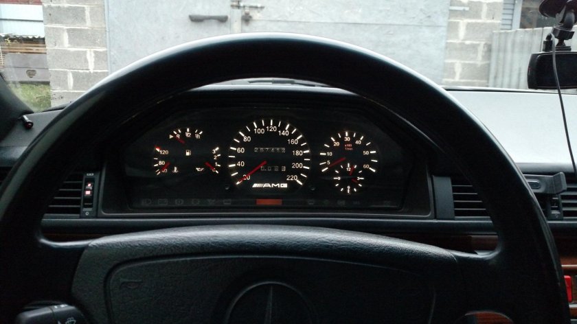 Приборка w124