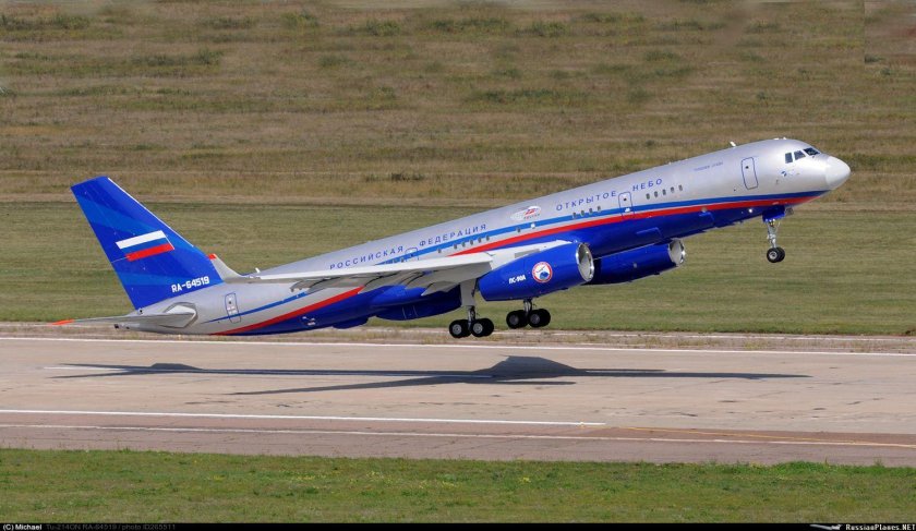 Ту-214он открытое небо