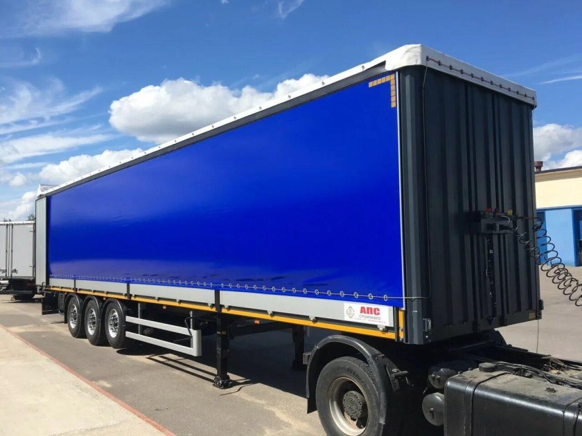 Шторный полуприцеп