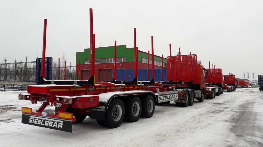 Steelbear pl-24* полуприцеп сортиментовоз
