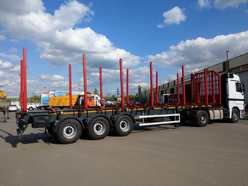 Полуприцеп. Лесовоз. 2022.