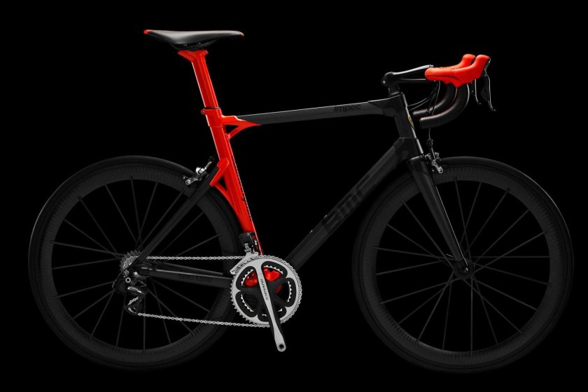 Красно черный велосипед