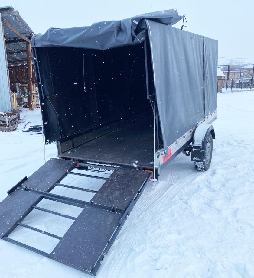 Защита габаритов на прицепе Аляска