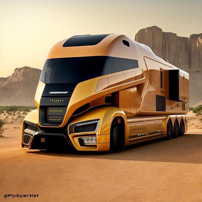 Футуристические Грузовики