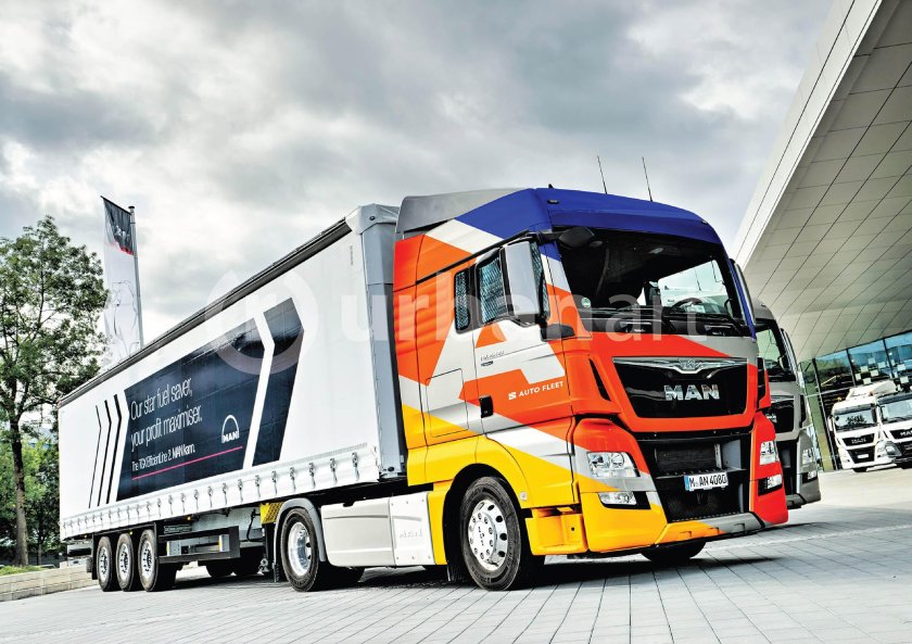 Брендирование тягача