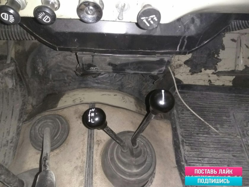 Рычаги управления раздаткой УАЗ 469 Хантер