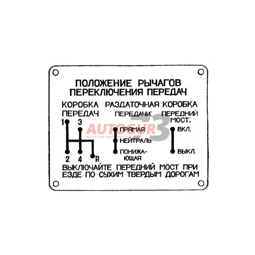 Рычаги раздатки УАЗ 469