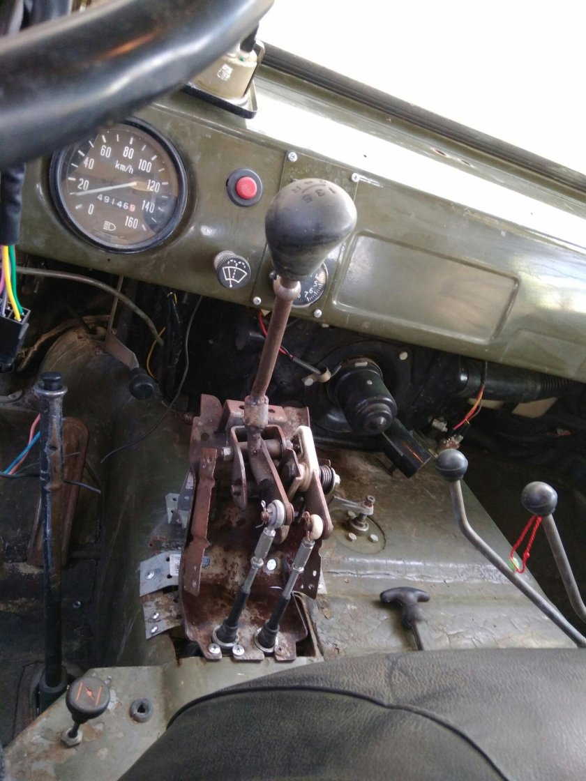 УАЗ 469 рычаги переключения