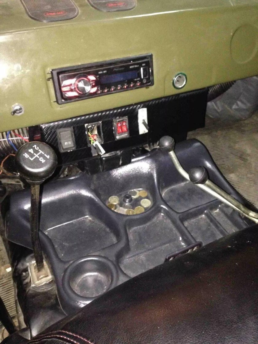 Консоль отопителя УАЗ 452