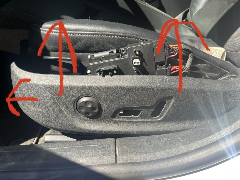 Не работает электропривод сидения Ауди q5