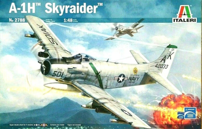 2788 Авиация a-1h Skyraider (1:48)
