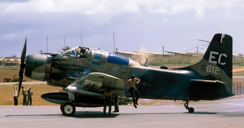 Douglas a-1 ''Skyraider''. Вьетнам