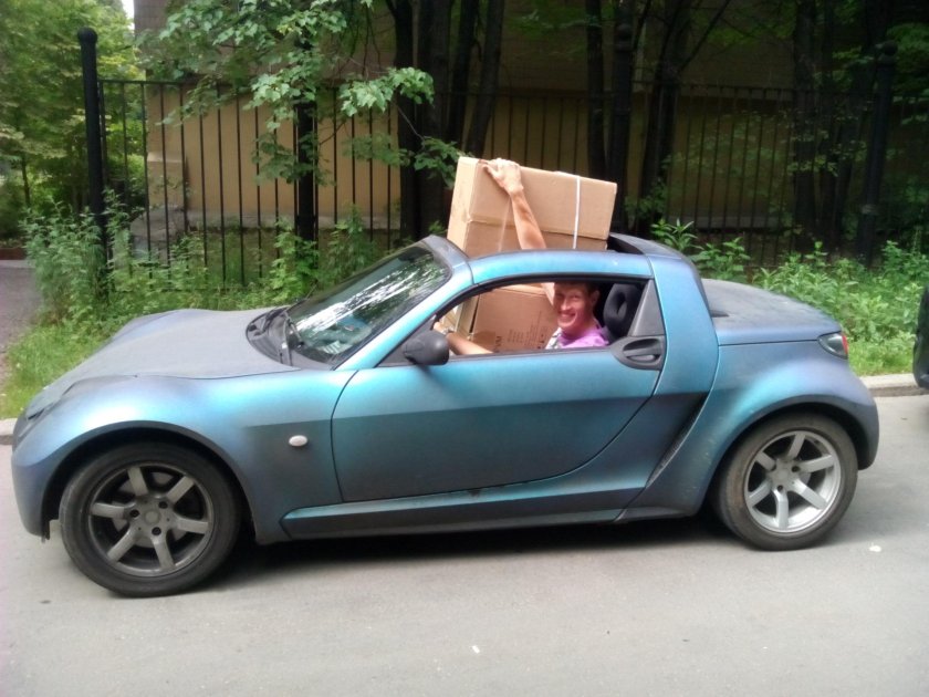 Направляющие крыши Smart Roadster