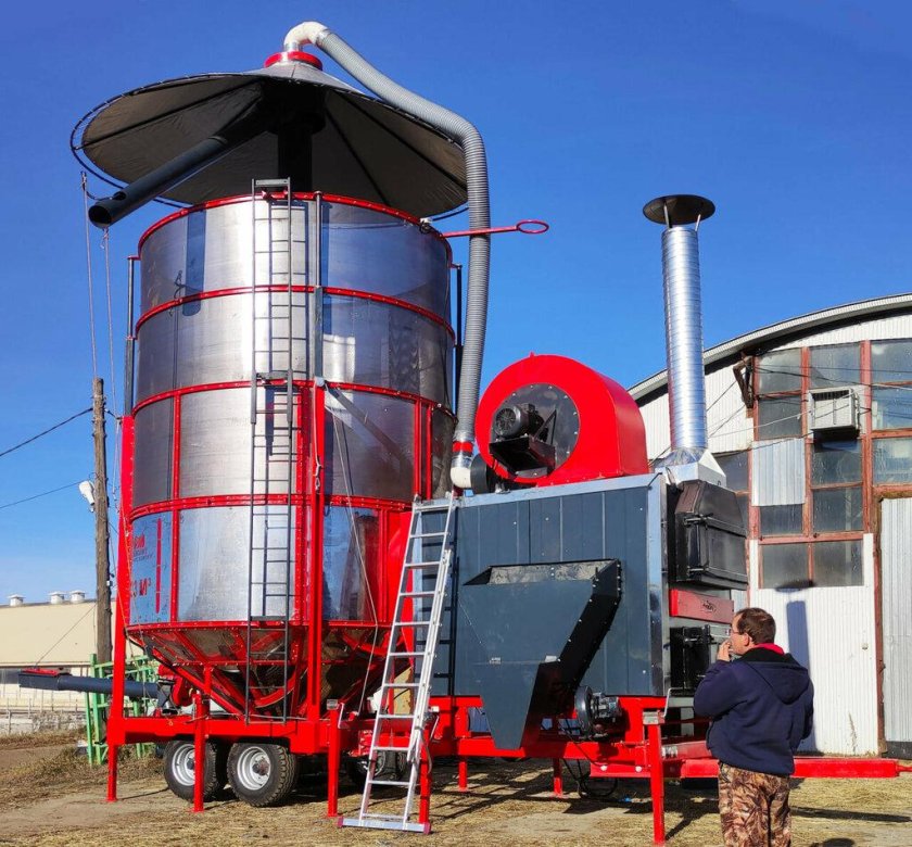 Зерносушилка мобильная Ozsu tkm 33