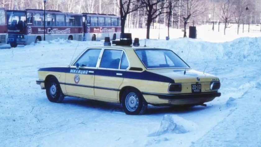 BMW e12 милиция