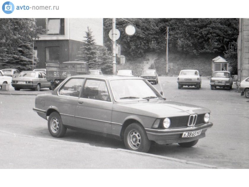 BMW e21 с советскими номерами