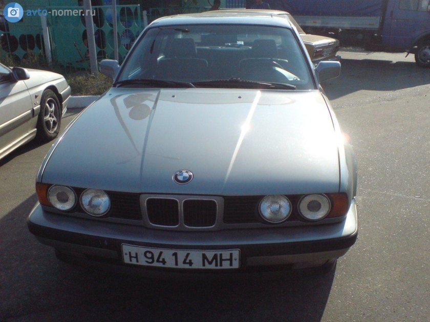 BMW e34 на советских номерах