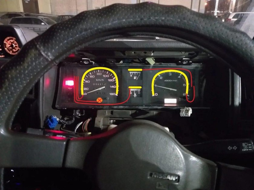 Ниссан Террано 1 панель приборов