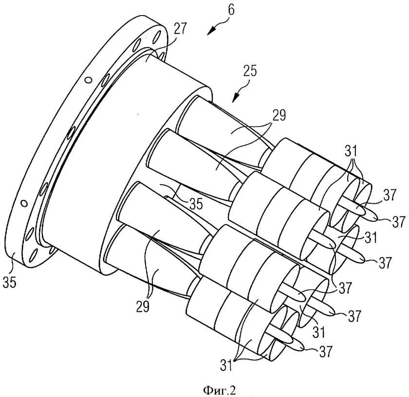 Завихритель пламени для горелки