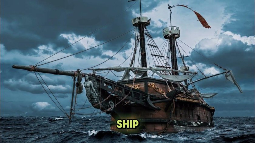 Пиратская шхуна черная Жемчужина