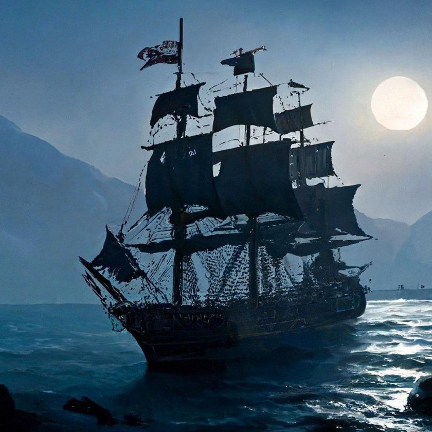 Чёрная жемчужина корабль пираты карибского моря