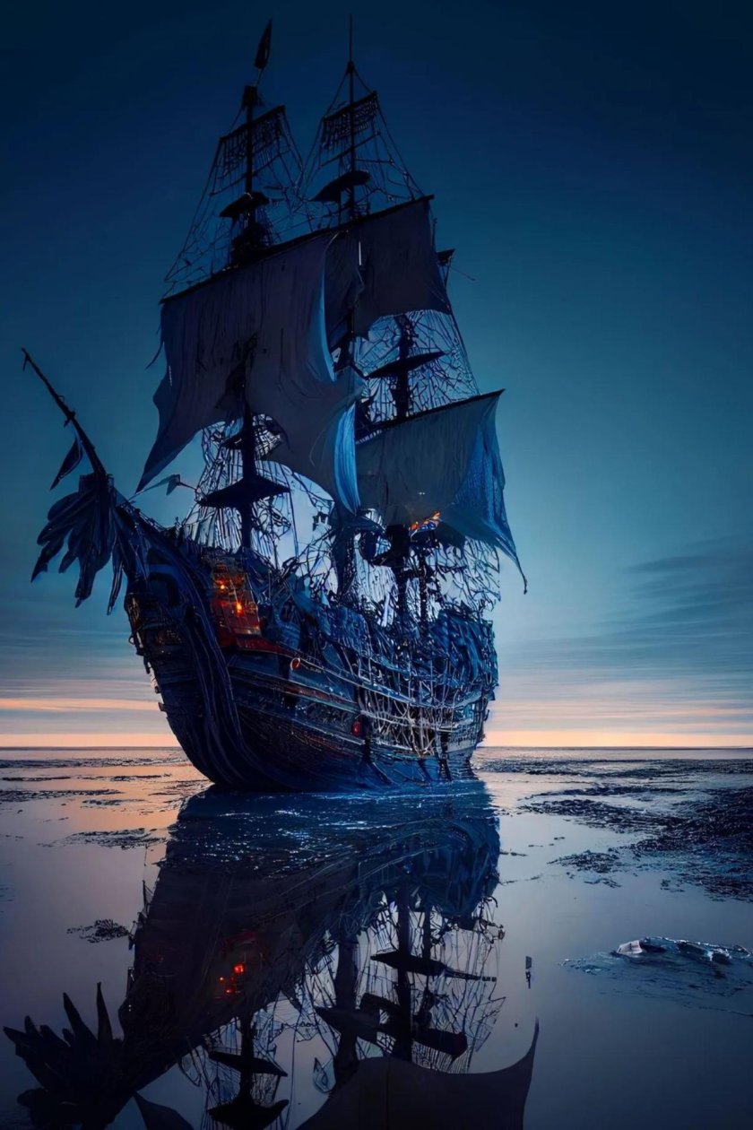 Пиратский корабль картинки