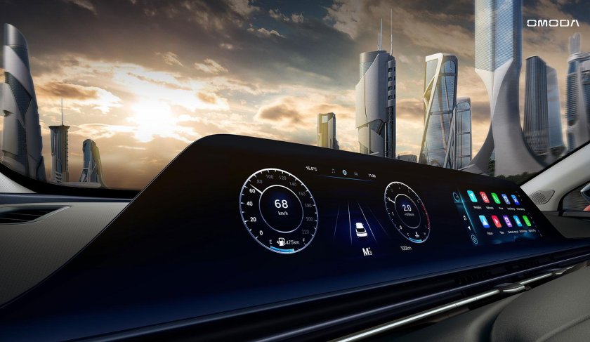 Omoda приборная панель