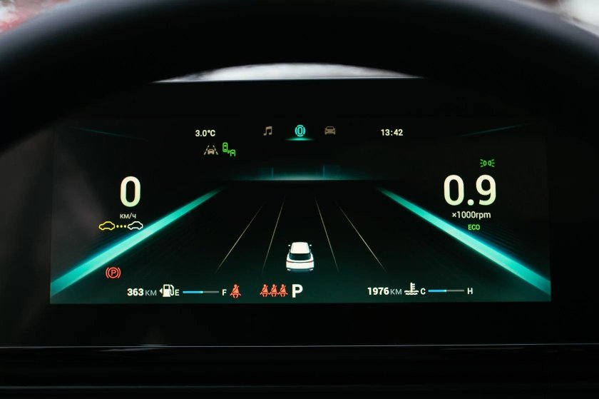 Omoda приборная панель