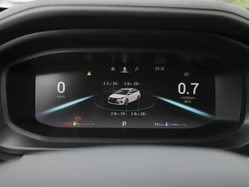 Omoda приборная панель